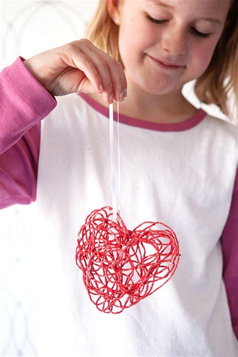 Valentine Yarn Ornament Tutorial - Some the Wiser