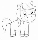 Coloring Pages Cartoon Pretty Horse & book For Kids sketch template