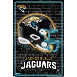 Trends International NFL Jacksonville Jaguars - Neon Helmet 2023 Poster