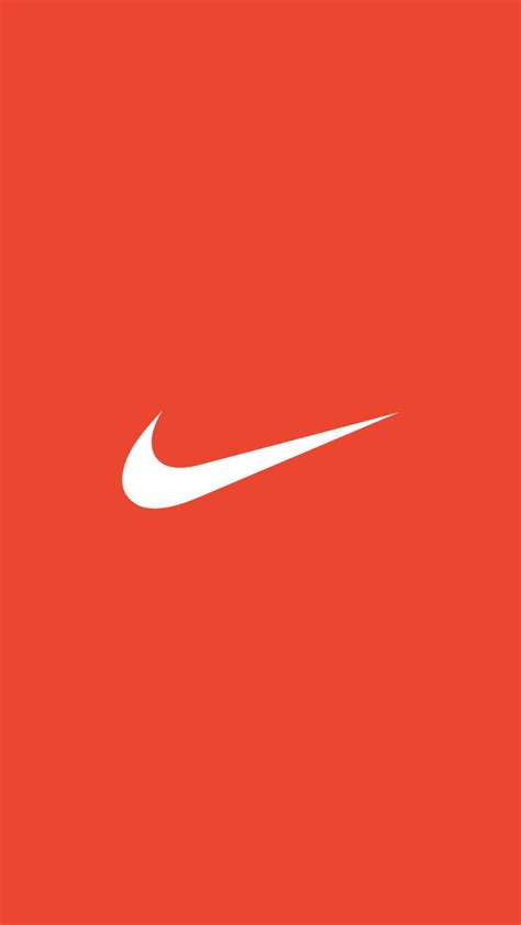 Nike Logo Wallpaper Orange