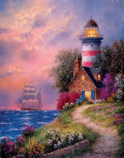 lighthousePaintings | famous lighthouse paintings | Lighthouse ...