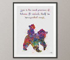 BROTHER BEAR CROSSOVER BELLE | Watercolor art prints, Print book, Disney wall decor