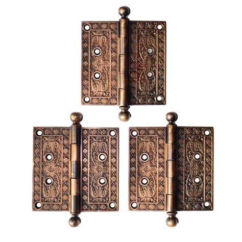 SOLD Set of Antique 5" Bronze Hinges, c. 1886 - Antique Hardware, Archived Items, Hinges - The ...