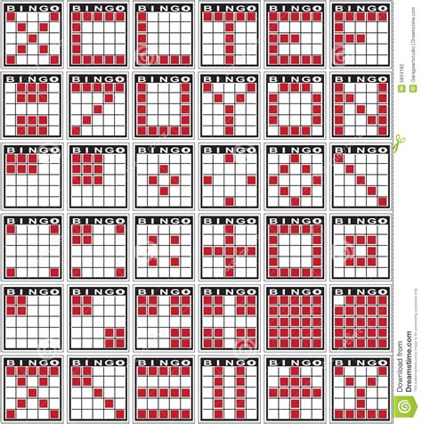 Different Types Of Bingo Games To Play / Pre-programmed Bingo Rose patterns | Bingo patterns ...