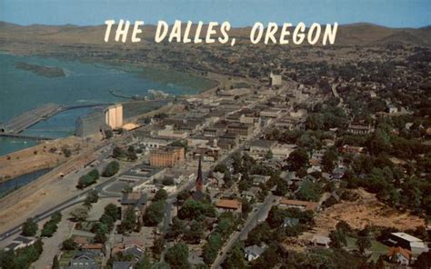 Aerial View looking Southwest The Dalles, OR