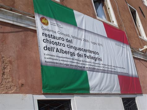 Venice - Riva degli Schiavoni - banner with Italian flag | Flickr