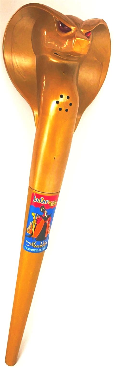 1992 Disney's Aladdin Exclusive Jafar Cobra Staff-Stands 22-Inches w/Electronic Sound! (Aladdin ...