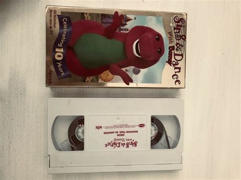 Barney Sing and Dance With Barney Celebrating 10 years, VHS Tape | eBay | Barney & friends ...