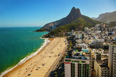 Leblon Beach In Rio De Janeiro by Gonzalo Azumendi