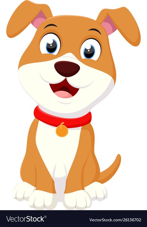 Happy Dog Picture Cartoon - PetsWall