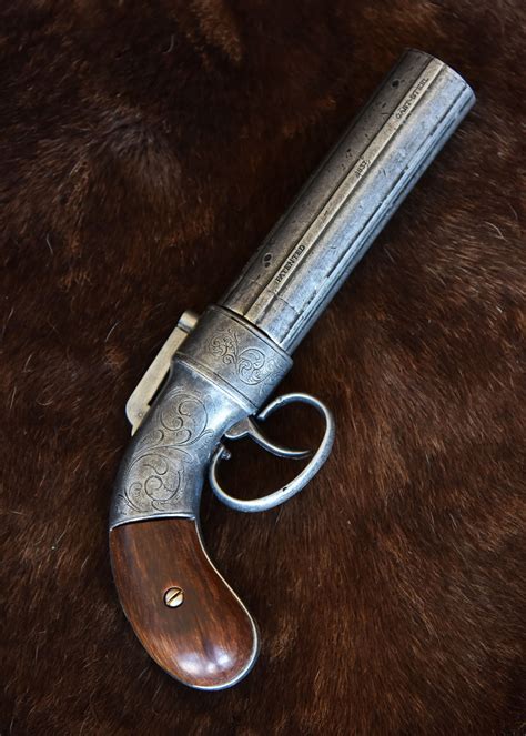 1837 Allen & Thurber Pepperbox 6 Shots Revolver, Replica, Western, Weapons, Guns, Wild West ...