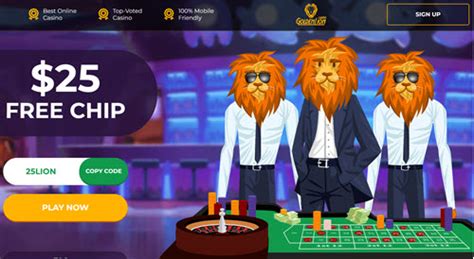 Golden Lion Casino 25$ Free No Deposit Bonus Codes