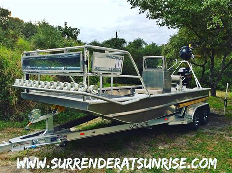 Custom Weld All-Aluminum Flounder Boat! Flounder Gigging Trips offered in Aransas Pass/Port ...