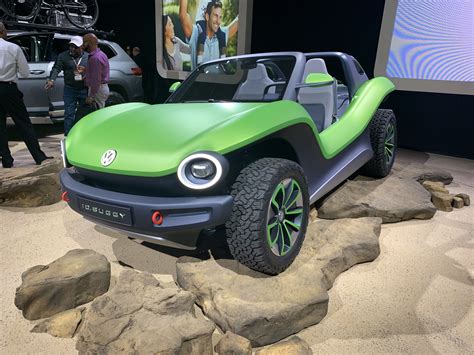 Volkswagen's electric-powered I.D. Buggy at New York Auto Show