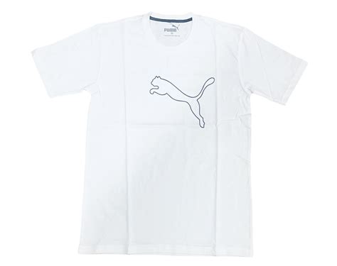 Puma Crew Neck T-Shirt – White – BrandsGlobal