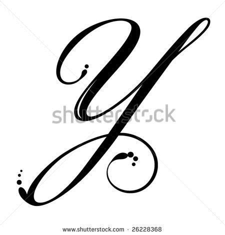 Fancy Cursive Letter Y