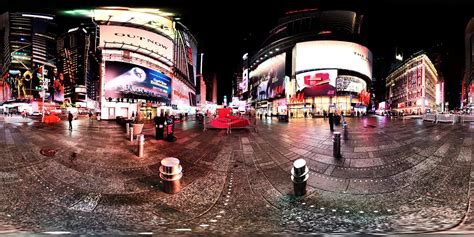 Times Square Manhattan Nightlights HDRI - HDR Image by CADFORGE