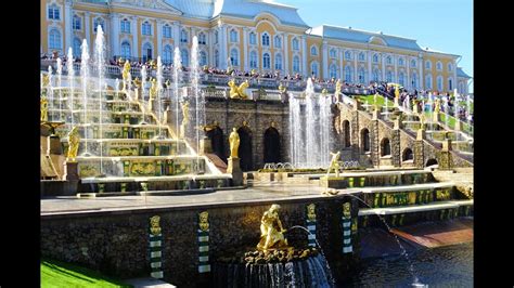 Peterhof Fountains and Gardens - St Petersburg Russia - YouTube