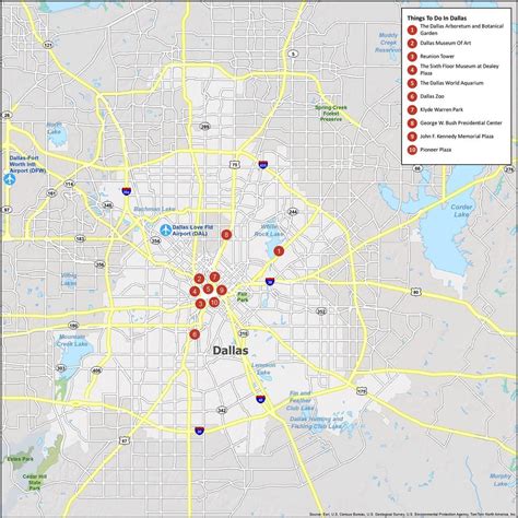 Dallas Map [Texas] - GIS Geography