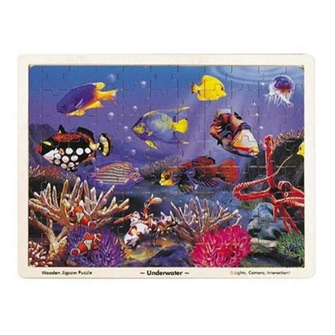 Melissa & Doug Underwater Wooden 48 Piece Jigsaw Puzzle - Walmart.com - Walmart.com