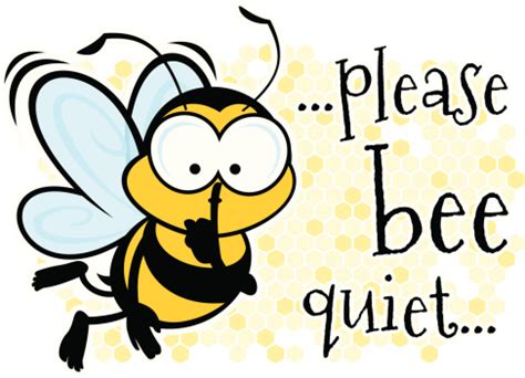 Bee Quiet Stock Illustration - Download Image Now - iStock