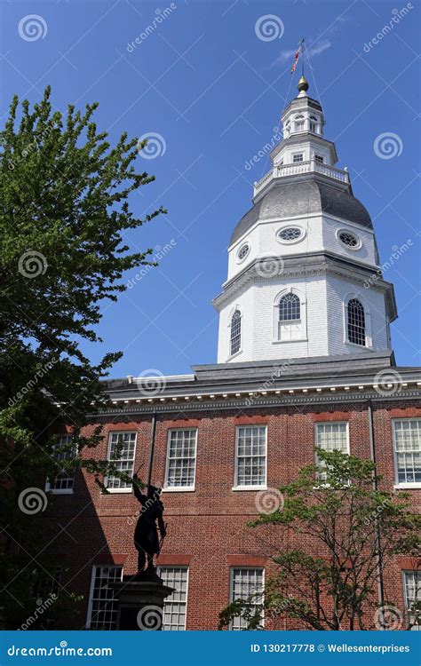 Maryland State Capitol Building in Annapolis Stock Photo - Image of capitol, state: 130217778