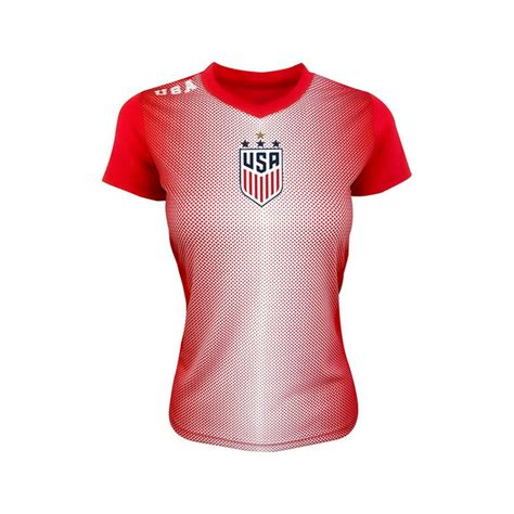 USA Women's Soccer Jersey (Girls And Women) Licensed US Women's ...