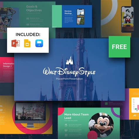 Free Disney Powerpoint Template 2021: 6 Sli | MasterBundles