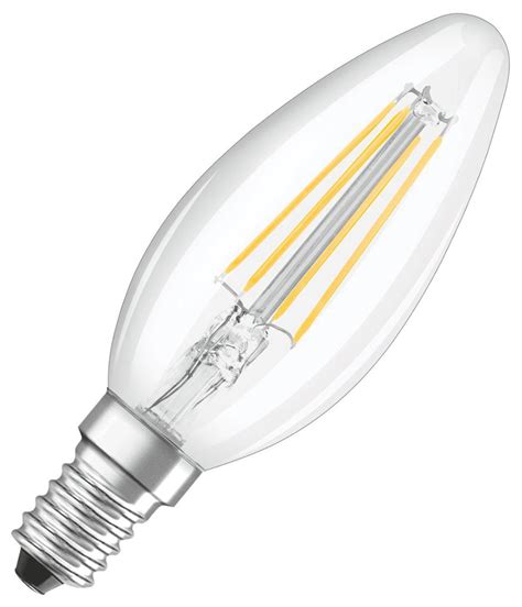 Osram E14 Bulb LED Filament Replace 25W & 40W B35 Lights