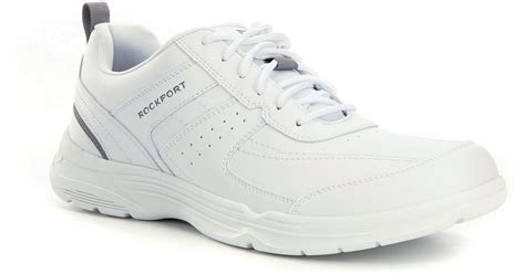 Rockport State-o-motion Walking Sneakers in White | Lyst