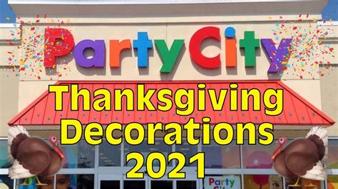 Thanksgiving Decorations at Party City 2021 | Party Supplies, Costumes ...