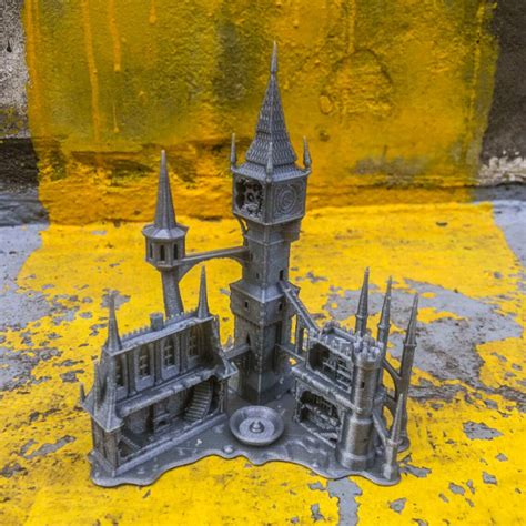 Dracula's Castle Castlevania 3D Printed Model. - Etsy