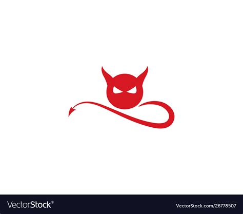 Devil logo Royalty Free Vector Image - VectorStock