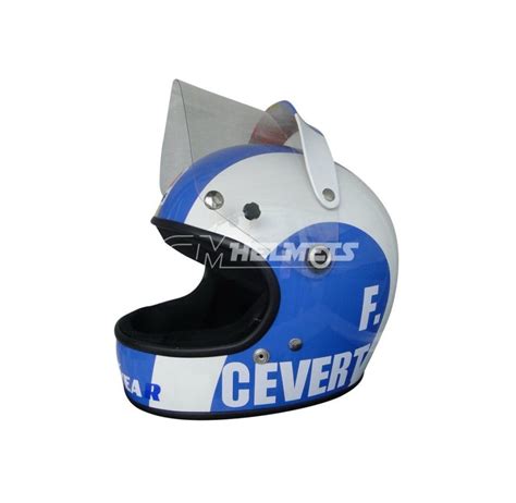 FRANCOIS CEVERT 1973 VINTAGE RETRO F1 REPLICA HELMET FULL SIZE | CM Helmets