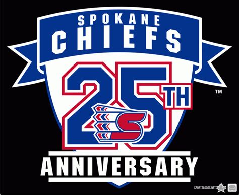 Spokane Chiefs Logo - Anniversary Logo - Western Hockey League (WHL ...