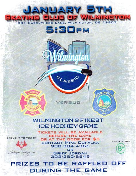 Wilmington's Finest Ice Hockey Game to Benefit the B+ Foundation - North DelaWHERE Happening