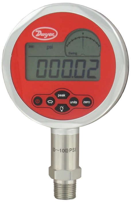 Dwyer Instruments Series DCGII digital calibration pressure gauge