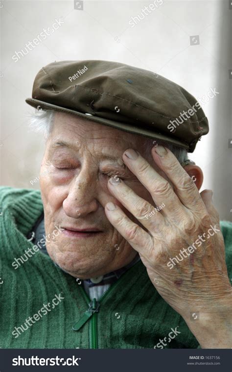 Tired Old Man Stock Photo 1637156 : Shutterstock