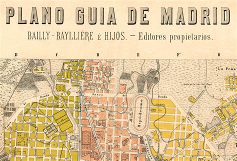 Old Map of Madrid 1905 Spain Vintage Map Wall Map Print - VINTAGE MAPS AND PRINTS