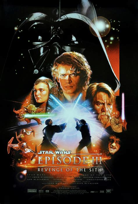 The Geeky Nerfherder: Movie Poster Art: Star Wars: Revenge Of The Sith (2005)