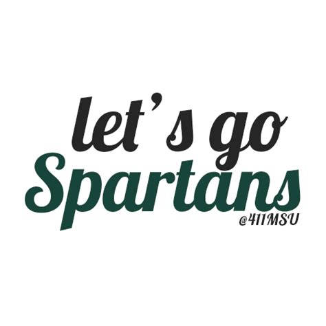 Let's Go Spartans | Michigan state university, Michigan state spartans ...