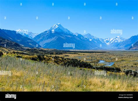 Mount Cook National Park, South Island, New Zealand Stock Photo - Alamy