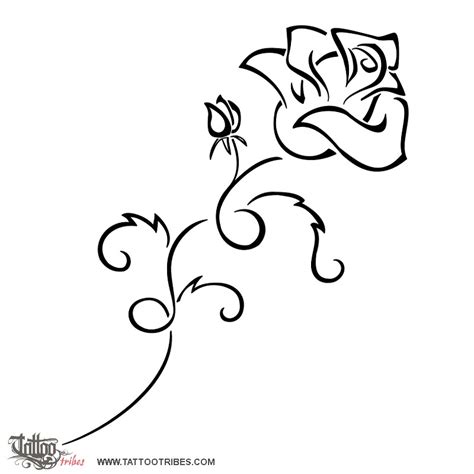 Tattoo of Blooming rose, Perfection, love tattoo - custom tattoo designs on TattooTribes.com