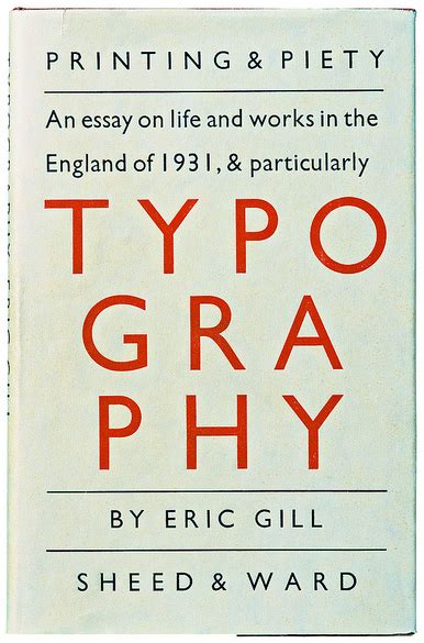 James Brook / Design: Eric Gill - Typographer as Scribe