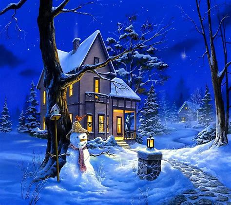 Christmas Night Wallpapers - Wallpaper Cave