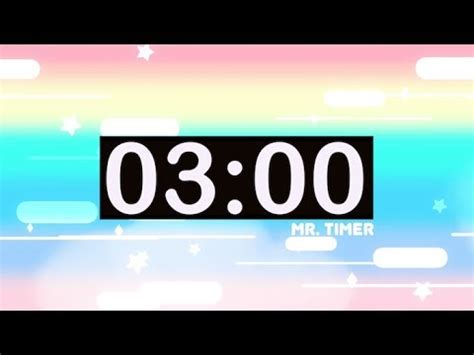 3 Minute Timer with Music for Kids! Countdown Videos HD! - YouTube