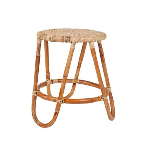 Rattan | Overstock Rattan Stool, Rattan Side Table, Round Side Table, Side Tables, Unique Accent ...