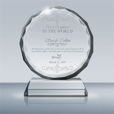 Engraved Award Plaque Personalized Shooting Star Silver Trophy Top Sales Of The Year ...