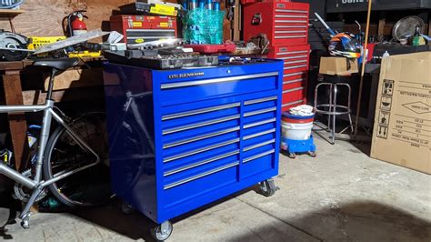 New Toolbox Day! US General Series 2 44" Double Bank Roller Cabinet. - YouTube