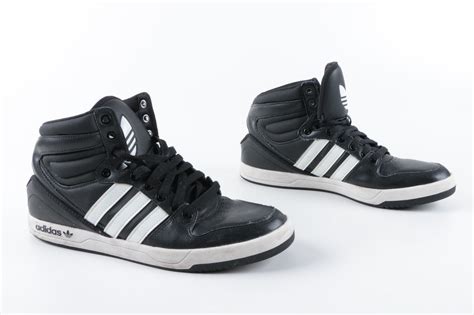 Men's Adidas Originals Court Attitude High Top Sneakers | EBTH